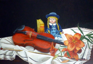 poupée au violon